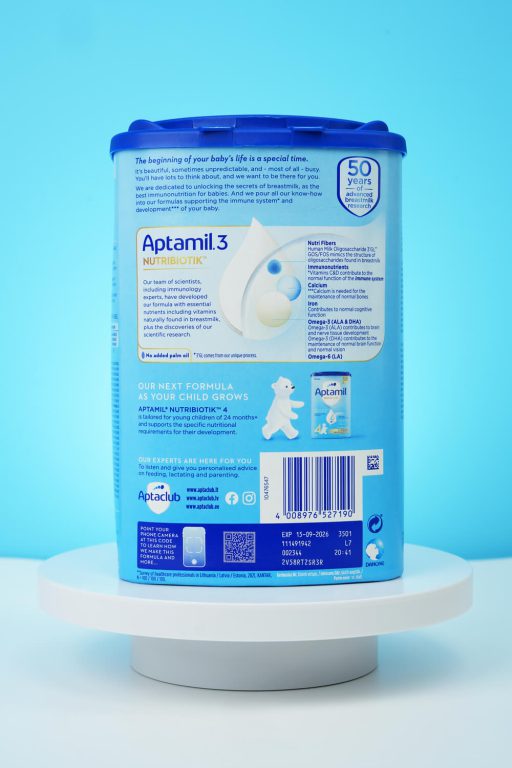 Sữa Aptamil Đức NutriBiotik số 3 (800g) cho trẻ trên 1 tuổi