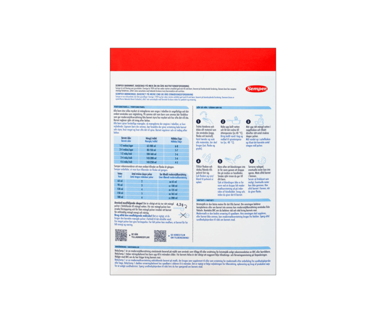 Sữa Baby Semp số 1 (800g) cho trẻ từ 0 tháng trở lên