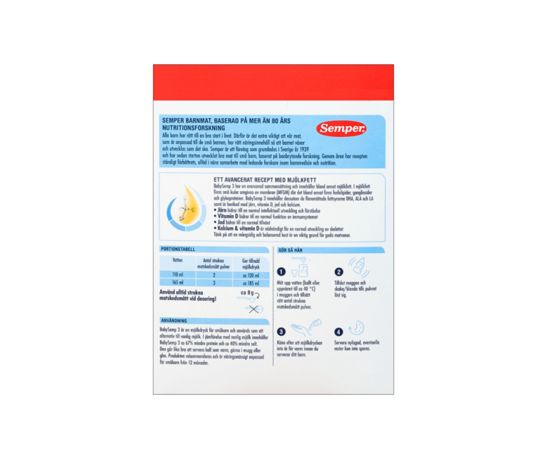 Sữa Baby Semp số 3 (800g) cho trẻ từ 12 tháng tuổi