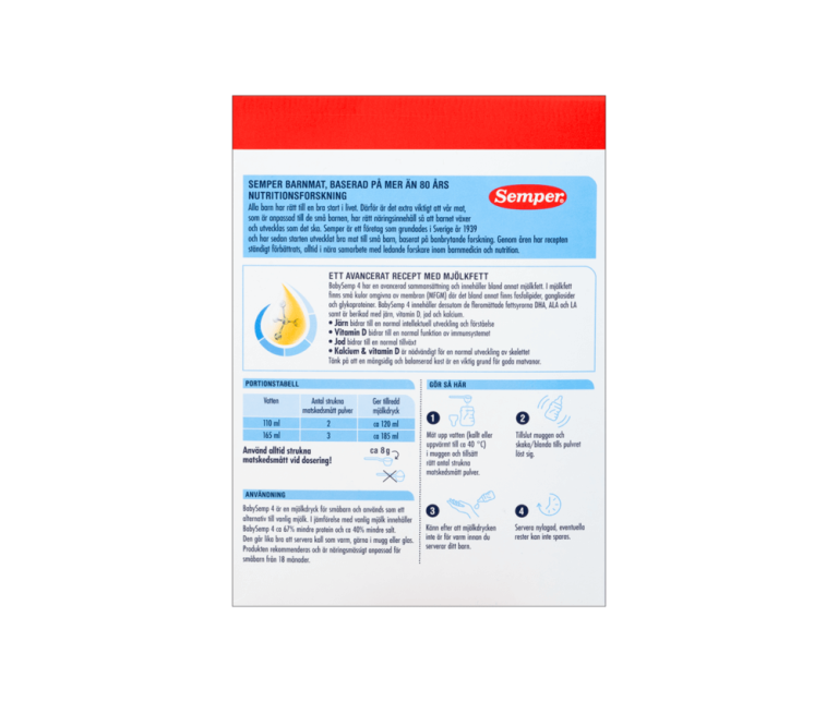 Sữa Baby Semp số 4 (800g) cho trẻ từ 18 tháng tuổi